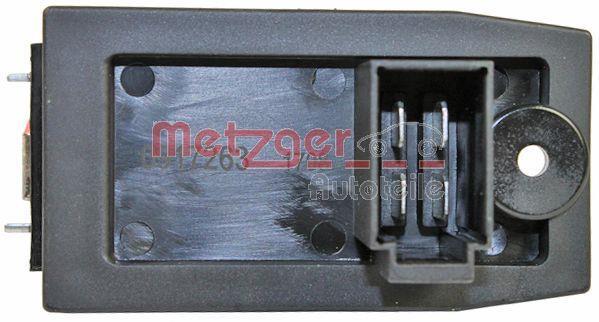 Résistance, pulseur d'air habitacle (Élément de commande, chauffage/ventilation) METZGER ref. 0917263
